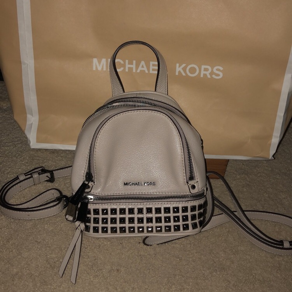 Michael Kors leather mini backpack